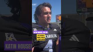 ECU QB KATIN HOUSER MICHIGAN STATE TR ON PIRATE NATION amp DOWDYFICKLEN STADIUM ecupirates ecu [upl. by Dudden942]