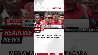 Megawati Pimpin Upacara HUT RI Di Sekolah Partai [upl. by Carberry]