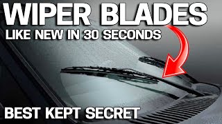 How to Make Windshield Wiper Blades Like NEW in 30 Seconds [upl. by Eatnoed]