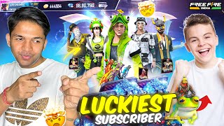 My Luckiest Subscriber In Free Fire [upl. by Lilaj4]