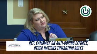 Rep Cammack On AntiDoping Efforts Other Nations Thwarting Rules [upl. by Siegler]