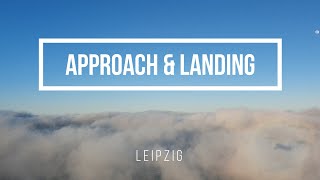 B777  Approach amp Landing  Leipzig EDDP [upl. by Torrance]