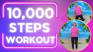 10000 Steps Walking Workout Challenge to Burn Fat and Get Fit [upl. by Yenot218]