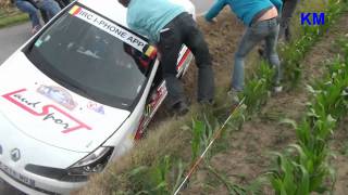 IRC Ypres Rally 2011 Crashes [upl. by Ahsinned718]