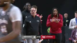 Louisiana vs Kent State  2024114  NCAAB Game [upl. by Edurtreg]