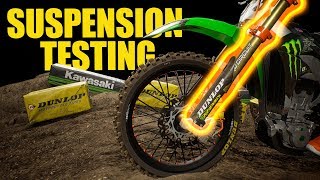 Supercross The Game 2  Suspension Test [upl. by Anaiad]