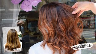 COMO TEÑIR EL CABELLO DE COBRIZO INTENSO PASO A PASO COPPER HAIR TUTORIAL [upl. by Sorrows]