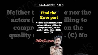 Find the error 99 failed to answer 🔥🔥 shortvideo english errorspottingquiz [upl. by Nizam]