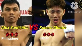 Alex Santisima VS Subaru Murata  FULL FIGHT HIGHLIGHTSJapan Vs Philippines [upl. by Talmud]