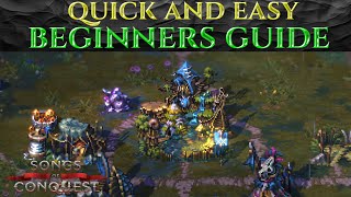 EASY amp QUICK BEGINNERS GUIDE for Songs Of Conquest Tutorial [upl. by Wolfie]