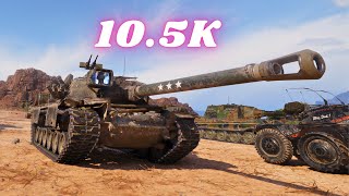 T110E4  105K Damage 6 Kills World of Tanks [upl. by Gwenny]