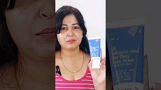 salicylic acid face wash Review charmwithmonika youtubeshorts skincareroutine [upl. by Eleanore651]