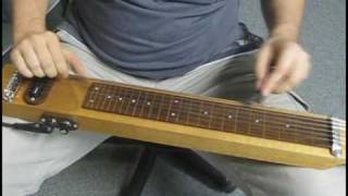 Lost Highway Hank Williams Homemade lapsteel guitar cover [upl. by Brahear]