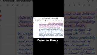 Keynesian Theory economics [upl. by Chandos]