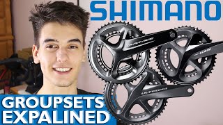 Shimano Groupsets Comparison Explained SIMPLE  All You Need To Know  HIERARCHY EXPLAINED [upl. by Nodarse623]