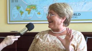 Interview Michelle Bachelet English [upl. by Anowahs]