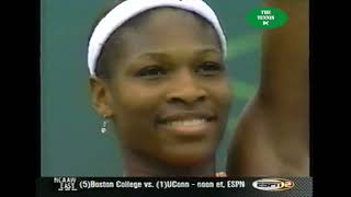 Serena Williams v Kim Clijsters  2003 Miami SF Highlights [upl. by Arreit934]