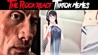 The Rock reacts Tiktok Memes  Memes [upl. by Schilit]