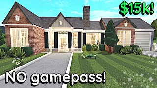 Realistic Bloxburg NO GAME PASS House Build Tutorial Part 1 [upl. by Biles126]