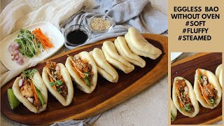 Best Bao Recipe  Easy Soft Bao Buns Recipe  Vegetarian Steamed Bao Buns Recipe  Oh Cheat Day [upl. by Kronick]