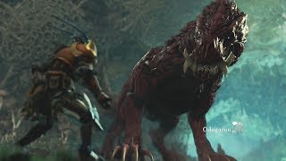 Monster Hunter World Odogaron Boss Fight 14 Solo  Long Sword [upl. by Adniles]