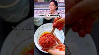 Garlic Chutney🧄 பூண்டு சட்னி ​⁠Rajasthani Garlic Chutneysajisamayal garlicchutney poonduchutney [upl. by Jaymee991]