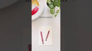 watercolour tutorial natraj pencils ✏️ painting india asmr nostalgia watercolortutorial art [upl. by Allisan]