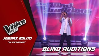 The Voice Kids Jomarx Bolito ends fights with Go The Distance  Blind Auditions [upl. by Erline]