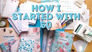 I started a Planner and Stationery Business with no money  How What Where and Why [upl. by Amsirhc108]