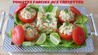 TOMATES FARCIES AUX CREVETTES [upl. by Belcher802]