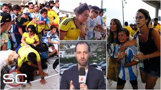 FINAL COPA AMÉRICA INCIDENTES previo ARGENTINA vs COLOMBIA Mauricio Ymay REPORTA  SportsCenter [upl. by Asylem]