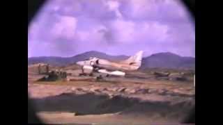 Chu Lai VietNam VMA 225 A4 Skyhawk 1965 Larry Video Part 0 [upl. by Saxe]