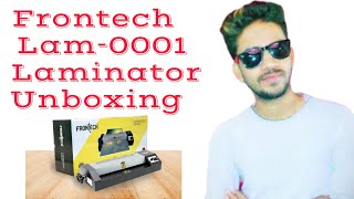 Frontech Lam0001 Laminator Unboxing [upl. by Kcirtemed]