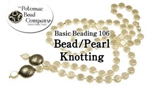 How to Knot Pearls and Beads  DIY Pearl Knotting [upl. by Leterg]