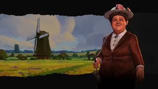 Civilization VI OST  Netherlands Wilhelmina  Industrial Theme  Gaillarde e Lesmerillone [upl. by Aksel706]