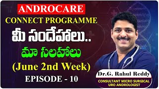 మీ సందేహాలు మా సలహాలు  QA June 2nd Week  Dr Rahul Reddy  Androcare Andrology Clinic [upl. by Barnabas]