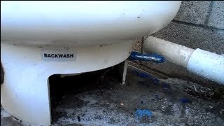 Backwashing a Pentair 4000 Series Filter 2000 Series [upl. by Boeke]