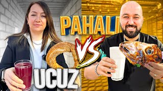 EÅžÄ°MLE MEKANDAKÄ° EN UCUZ VE EN PAHALI YEMEKLERÄ° DENEDÄ°K UCUZPAHALI PART1 [upl. by Red]