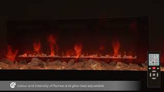 Dimplex Sierra Optiflame electric wall fire [upl. by Celestyn]