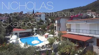 Nicholas Studios amp Apartments Self catering Megali Ammos Skiathos [upl. by Acemat921]