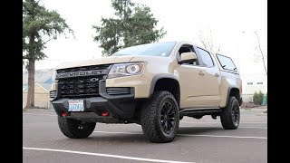 2021 Chevrolet Colorado 4WD ZR2 Duramax Diesel Walk Around and Info [upl. by Yssirhc]