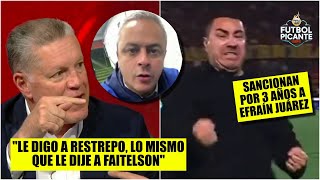 La sanción a Efraín Juárez es ABSURDA Una ESTUPIDEZ que le hayan dado 3 AÑOS  Futbol Picante [upl. by Altheta]