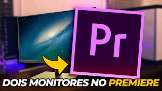 Como usar e CONFIGURAR DOIS MONITORES no Adobe Premiere [upl. by Etnoid414]