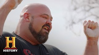 EDDIE THE BEAST HALL STRONGMANS TOUGHEST LIFTS  The Strongest Man in History Season 1  History [upl. by Malloy]