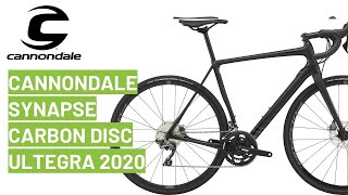 Cannondale Synapse Carbon Disc Ultegra 2020 bike review [upl. by Laflam]