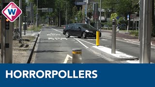 Pollers in Den Haag zorgen voor verkeerschaos [upl. by Lias]