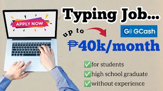 LEGIT TYPING JOB 2024  FOR BEGINNERS  ONLINE JOB FOR STUDENTS  WORK FROM HOME  earnmoneyonline [upl. by Gnay]