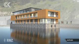 Multi million dollar luxury floating hotel mooted for Oamaru Harbour [upl. by Elletnuahs850]