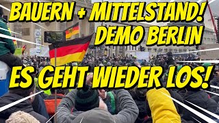 Es geht wieder los BAUERN 🚜💪amp MITTELSTAND 🚚⚒️🇩🇪 Demo Berlin 231124 Ankündigung Bauernprotest Lied [upl. by Adnilec714]