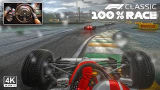 Ayrton Sennas McLaren MP46  Brazilian GP 100 Race F1 Classic  Shifter  Steering Wheel Gameplay [upl. by Esau]